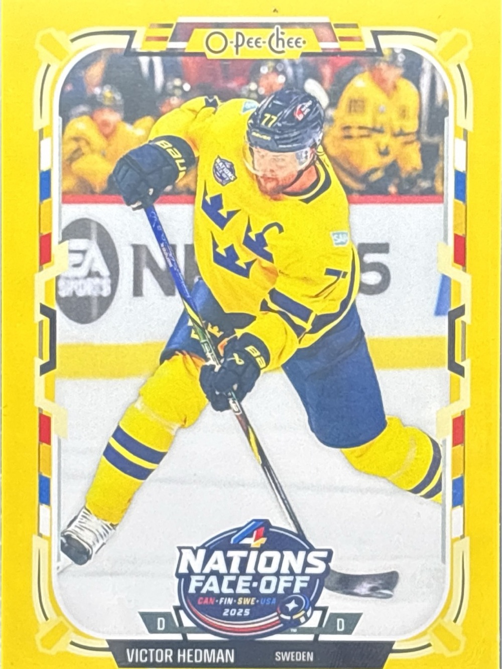O-Pee-Chee Victor Hedman Hockey Trading Card – Yellow